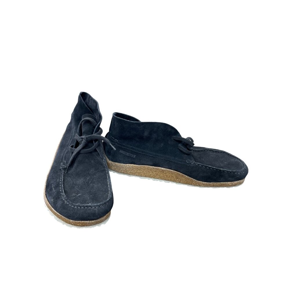 Birkenstock mens black Suede Moccasin Chukka Boots Size 46/12 SKU 9097
